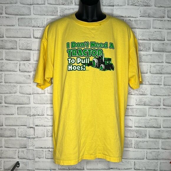 Funny Farming Tractor Tee John Deere Humor Size 2X - Picture 1 of 4